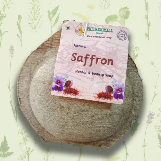 Saffron Herbal Soap Nutreemill Naturals